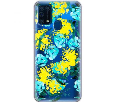Чохол для Samsung Galaxy M31 (M315) MixCase патріотичні жовто-блакитні квіти