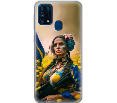 Чохол для Samsung Galaxy M31 (M315) MixCase патріотичні ніжна Українка