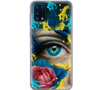 Чохол для Samsung Galaxy M31 (M315) MixCase патріотичні Синє жіноче око