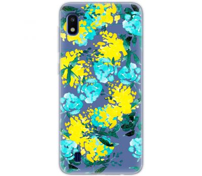 Чохол для Samsung Galaxy A10 (A105) MixCase патріотичні жовто-блакитні квіти