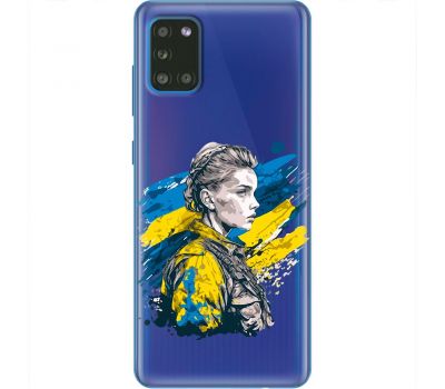 Чохол для Samsung Galaxy A31 (A315) MixCase патріотичні незламна Українка