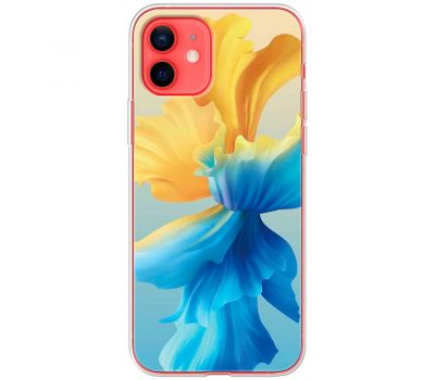 Чохол для iPhone 12 mini MixCase патріотичні квітка України