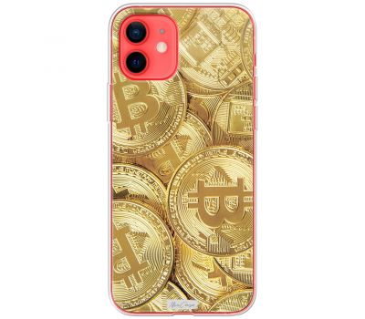 Чохол для iPhone 12 mini MixCase гроші биткоин