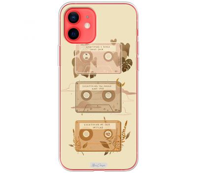 Чохол для iPhone 12 mini MixCase музика касети