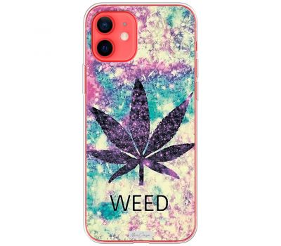 Чохол для iPhone 12 mini MixCase трава листя weed