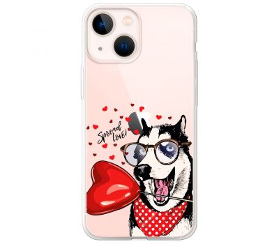 Чохол для iPhone 13 MixCase день закоханих закоханий собака