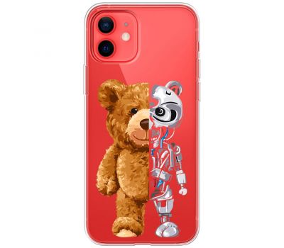 Чохол для iPhone 12 mini MixCase робот ведмідь