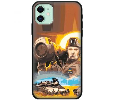 Чохол для iPhone 12 mini MixCase патріотичні Шевченко з Javelin