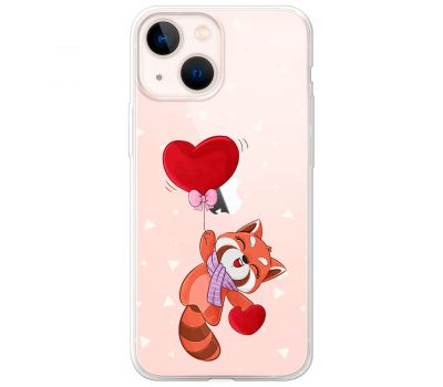 Чохол для iPhone 13 MixCase день закоханих єнот та кулька