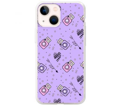 Чохол для iPhone 13 MixCase день закоханих фіолетовий фото