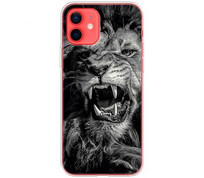 Чохол для iPhone 12 Mini MixCase звірі оскал лева