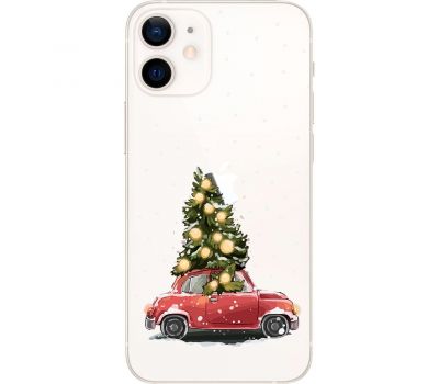 Чохол для iPhone 12 mini MixCase Новий рік ялинка їде додому