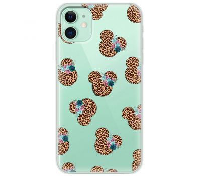 Чохол для iPhone 12 mini MixCase Леопард Міні Маус