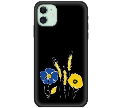 Чохол для iPhone 12 mini MixCase патріотичні квіти україни