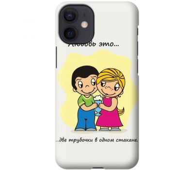 Чехол для iPhone 12 mini Mixcase для влюбленных 25