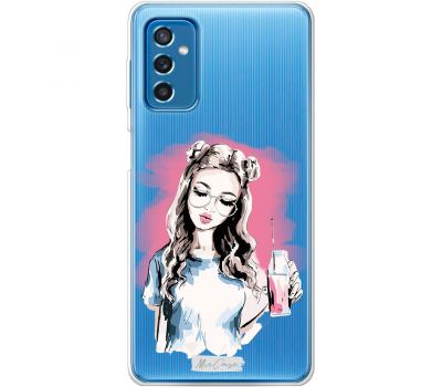 Чохол для Samsung Galaxy M52 (M526) MixCase дівчина дівчина з газуванням