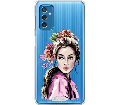 Чохол для Samsung Galaxy M52 (M526) MixCase дівчина дівчина з квітами