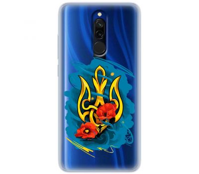 Чохол для Xiaomi Redmi 8 MixCase патріотичні герб із маками