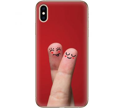 Чехол для iPhone Xs Max Mixcase для влюбленных 10