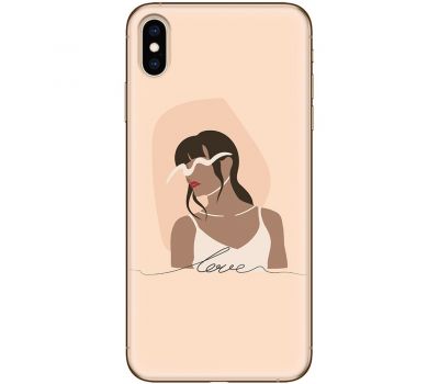 Чехол для iPhone Xs Max Mixcase для влюбленных 24