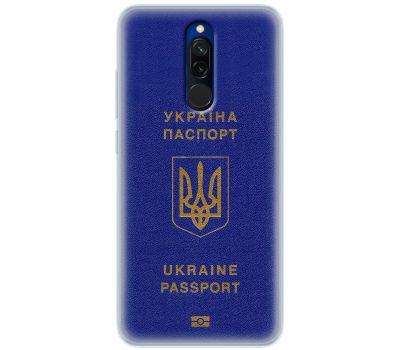 Чохол для Xiaomi Redmi 8 MixCase патріотичні Україна паспорт