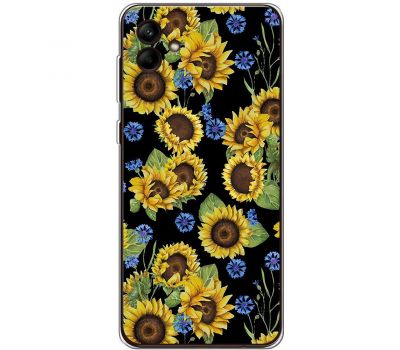 Чохол для Samsung Galaxy A04 (A045) MixCase квіти соняшники