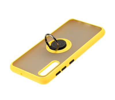 Чохол для Samsung Galaxy A50/A50s/A30s LikGus Edging Ring жовтий 3332766