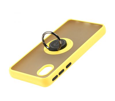 Чохол для Samsung Galaxy A01 Core (A013) LikGus Edging Ring жовтий 3332374