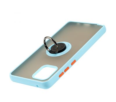 Чохол для Samsung Galaxy Note 10 Lite (N770) LikGus Edging Ring бірюзовий 3332337