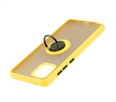 Чохол для Samsung Galaxy Note 10 Lite (N770) LikGus Edging Ring жовтий 3332340