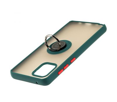 Чохол для Samsung Galaxy Note 10 Lite (N770) LikGus Edging Ring оливковий 3332346