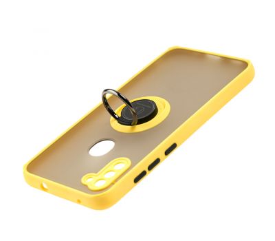 Чохол для Samsung Galaxy A11 / M11 LikGus Edging Ring жовтий 3332520