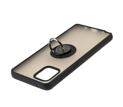Чохол для Samsung Galaxy Note 10 Lite (N770) LikGus Edging Ring чорний 3332355
