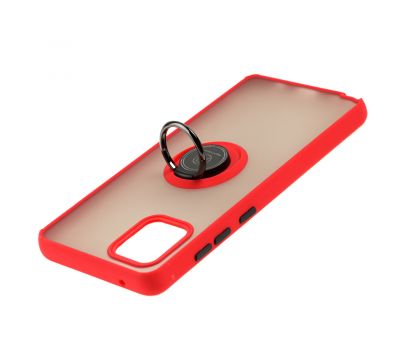 Чохол для Samsung Galaxy Note 10 Lite (N770) LikGus Edging Ring червоний 3332352