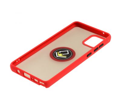 Чохол для Samsung Galaxy Note 10 Lite (N770) LikGus Edging Ring червоний 3332353