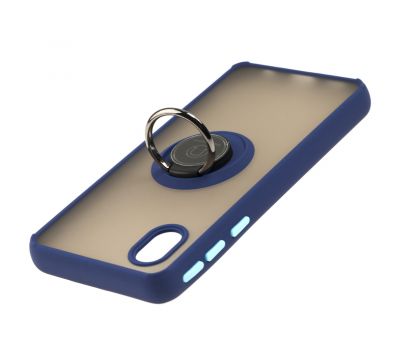 Чохол для Samsung Galaxy A01 Core (A013) LikGus Edging Ring синій 3332377