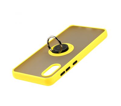 Чохол для Samsung Galaxy A02 (A022) LikGus Edging Ring жовтий 3332392