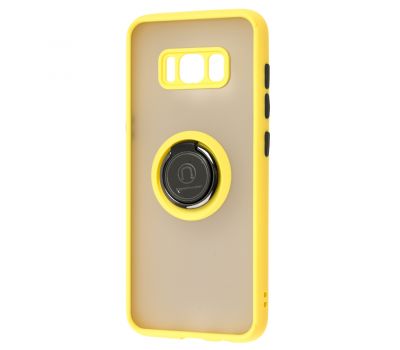 Чохол для Samsung Galaxy S8 (G950) LikGus Edging Ring жовтий