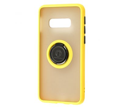 Чохол для Samsung Galaxy S10e (G970) LikGus Edging Ring жовтий