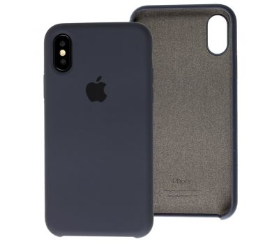 Чохол Silicone для iPhone X / Xs case dark gray