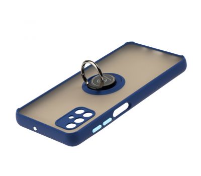 Чохол для Samsung Galaxy M51 (M515) LikGus Edging Ring синій 3333035