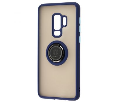 Чохол для Samsung Galaxy S9+ (G965) LikGus Edging Ring синій