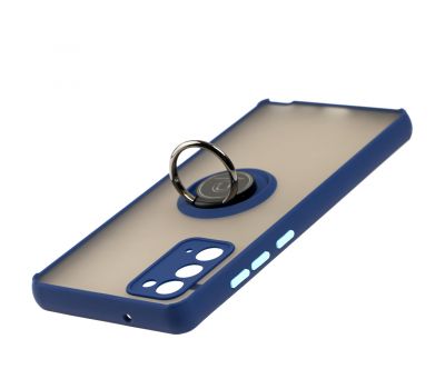 Чохол для Samsung Galaxy Note 20 (N980) LikGus Edging Ring синій 3333092