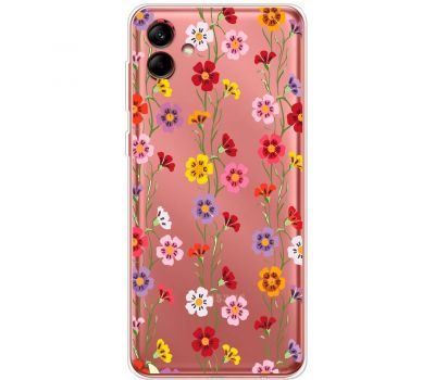 Чохол для Samsung Galaxy A04 (A045) Mixcase квіти патерн квіткових ліан