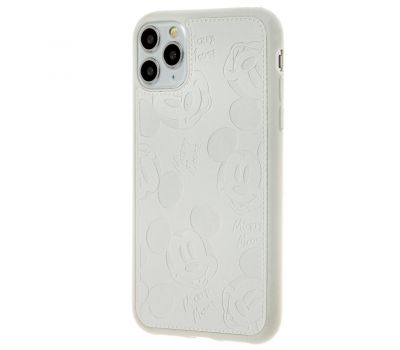 Чохол для iPhone 11 Pro Mickey Mouse leather білий