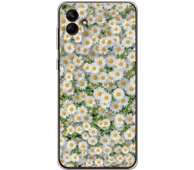 Чохол для Samsung Galaxy A04e (A042) MixCase квіти ромашки фарбами