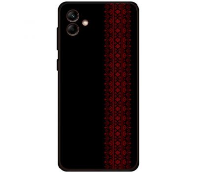 Чохол для Samsung Galaxy A04e (A042) MixCase патріотичні червоний колір вишиванки