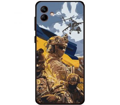Чохол для Samsung Galaxy A04e (A042) MixCase патріотичні бійці України