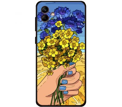 Чохол для Samsung Galaxy A04e (A042) MixCase патротичні квіти