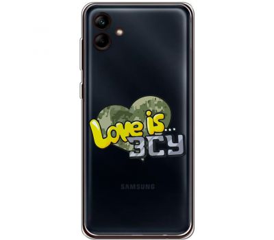 Чохол для Samsung Galaxy A04e (A042) MixCase патріотичні Love is ЗСУ